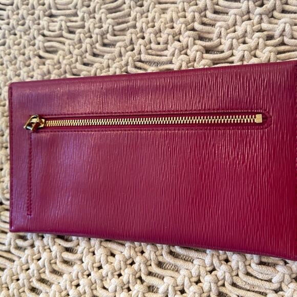 Prada Vitello Move envelope wallet in Ibisco (hibiscus) Pink - Picture 5 of 12